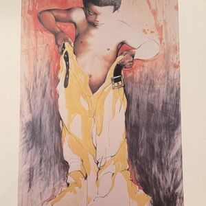 Gilbert Young "Stepin' Out" (Inside Daddy's World) Lithograph
